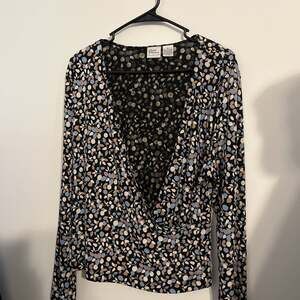 Giorgio Fiorlini Geometric Patterned Long Sleeve Blouse XL